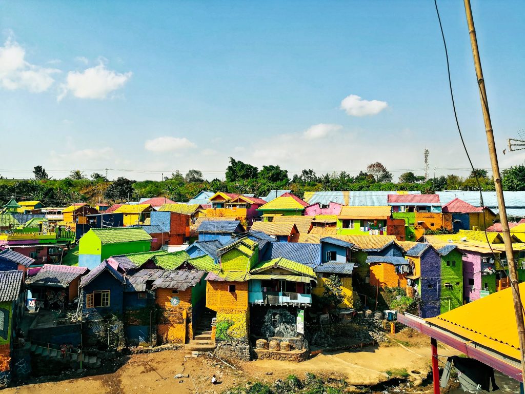 Malang Colorful village in Java