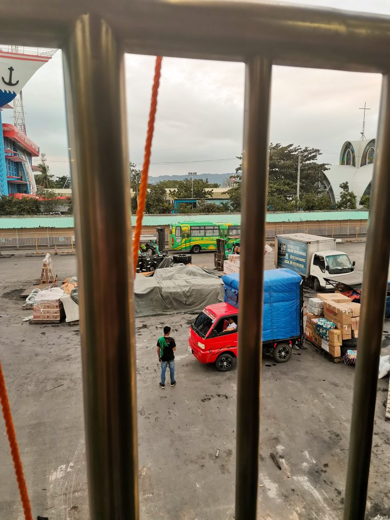 Loading the ship with goods off to Surigao City