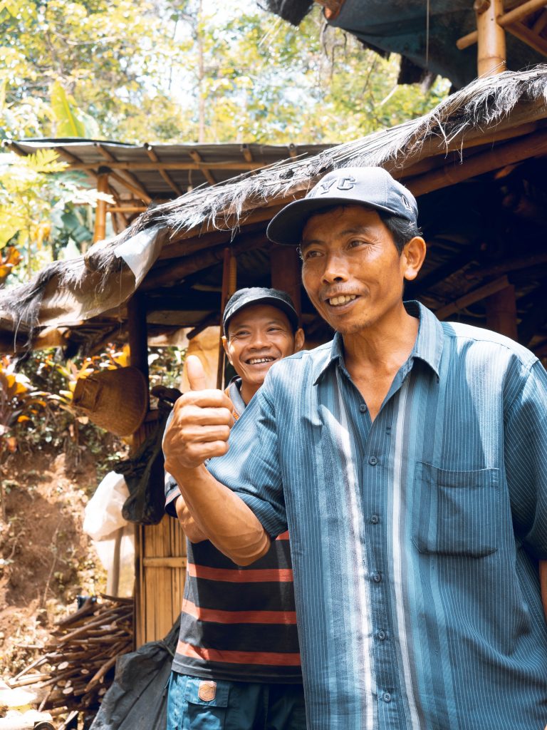 One of the people that take care of the place